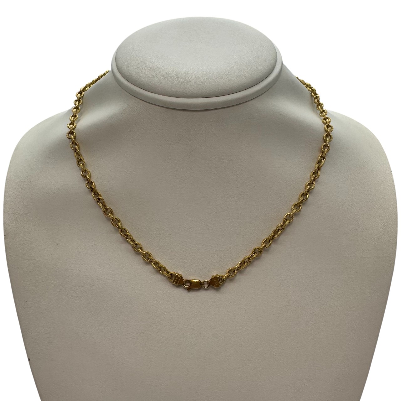 Ladies 18ct Yellow Gold Single Stone Lapis Lazuli Necklet 44cm with Valuation – WL 1317070
