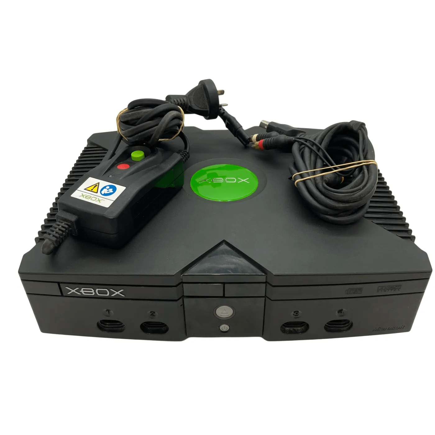 Microsoft Original Xbox Console – Includes Power & AV Cords (No Controller)