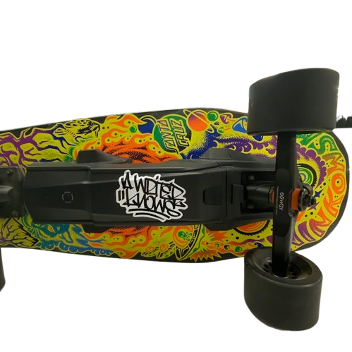 Exway Electric Skateboard – 5230-V3 70KV  with Custom Santa Cruz Deck.