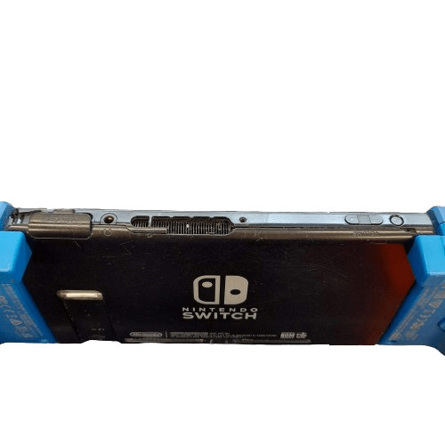 Nintendo Switch Console – No Charger or Dock – With MegaMan Comfort Grip Joy-Con Attachments – Condition as Pictured