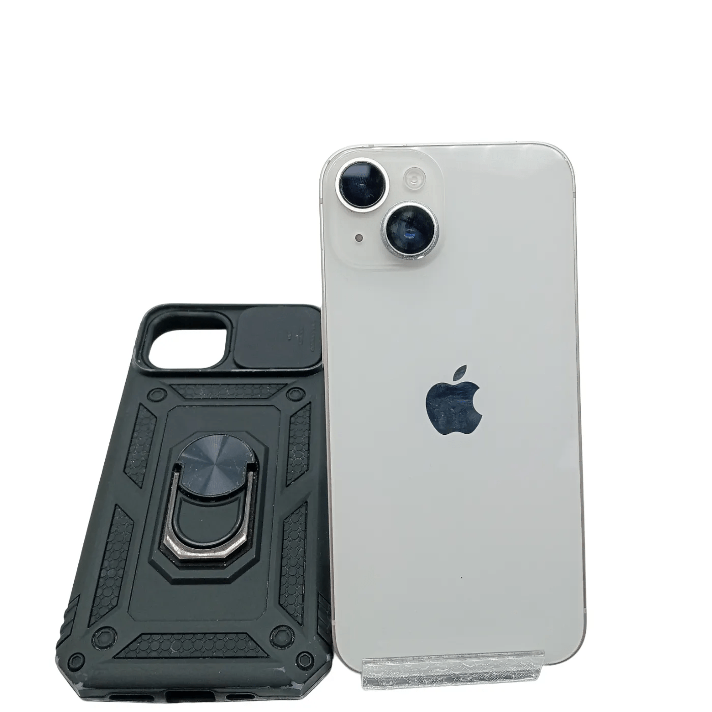 Apple iPhone 14 128GB A2882 Mobile Phone – 97% Battery Capacity *Small Crack In Top Left Corner Of Screen* + Case (WR 1346918)