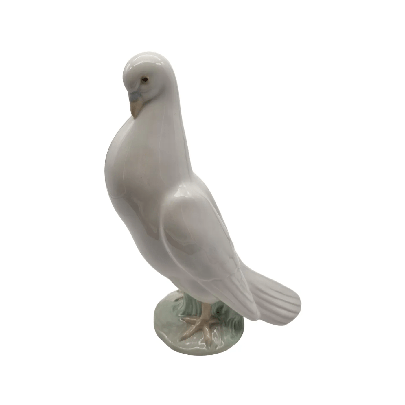 NAO BY LLADRO Daisa 1983 White Porcelain Standing Dove Handmade in Spain