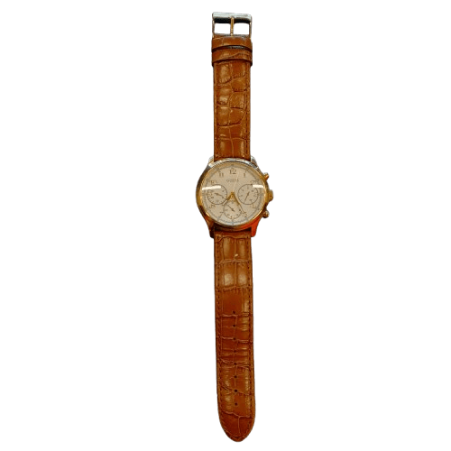 Guess Gents Taylor Multi-Dial Leather Strap Watch – Model W1017L2 (GE 1344937)