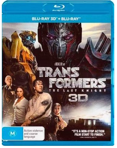 Transformers The Last Knight 3D – Good Condition In Case With Bonus Disc (LE)