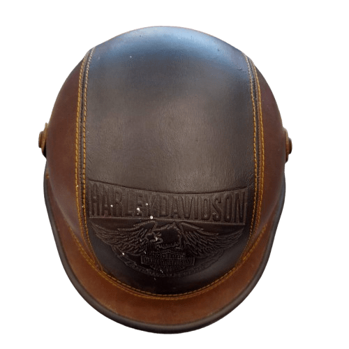 Harley Davidson Leather Helmet