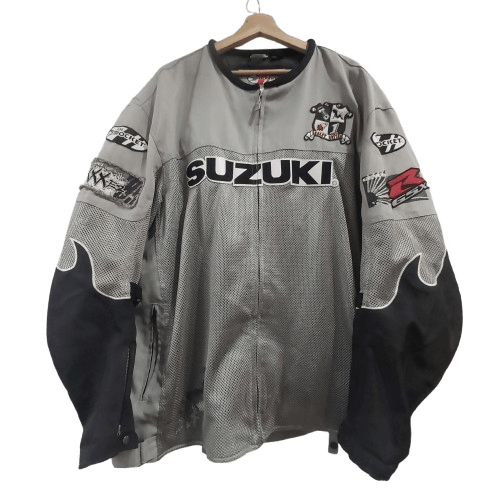 Joe Rocket Suzuki Licensed Jacket – Grey (Men’s Size 4XL) (NA 1346563)