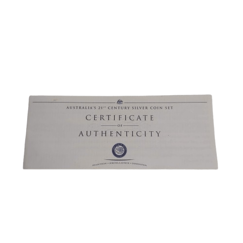 2001 Perth Mint Australian 21st Century Silver Coin Set