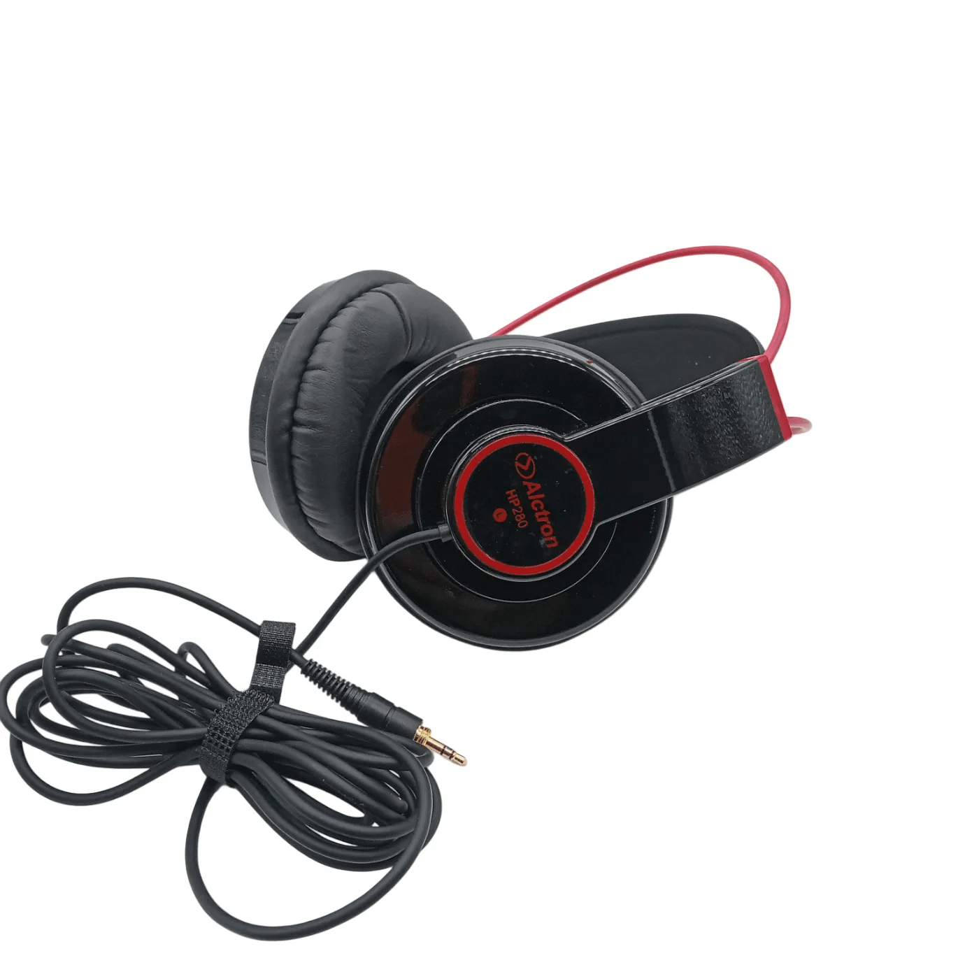 ALCTRON HEADPHONES HP280 BLACK RED + CASE + BOX