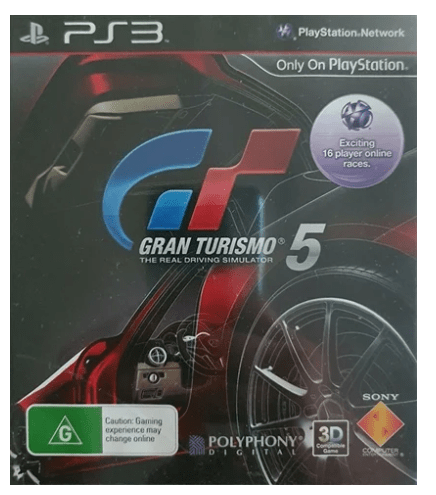 Sony PS3 Game Gran Turismo 5 with manual – good condition