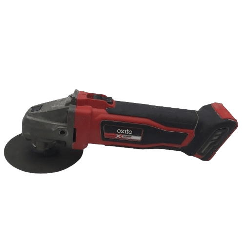 Ozito PXAGS-115 18V PowerXchange Angle Grinder, Some Scuffing, With Handle, Guard, Replacement Disc + Grease SKIN ONLY (NA 1353020)