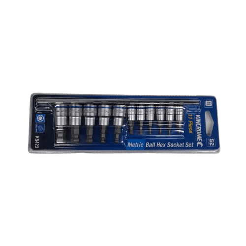 Ball-End Hex Socket Set Short Series 11 Piece 1/4 & 3/8 Drive – Metric