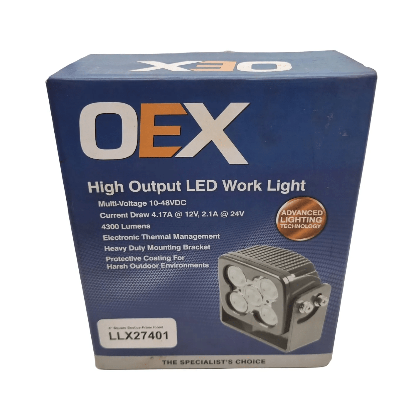 OEX Light High Output LED Work Light LLX27401 (WR 1344802)