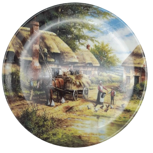 Wedgwood Mending the Thatch by Chris Howells Fine Bone China Collector’s Plate – Made in England