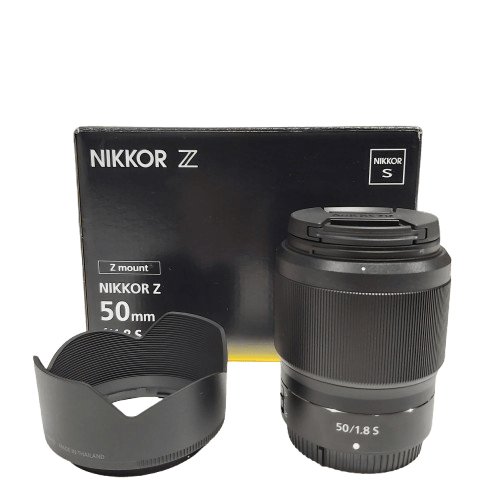 Nikon Nikkor Lens 50mm – 1.8s In Box With Attachment (CP)