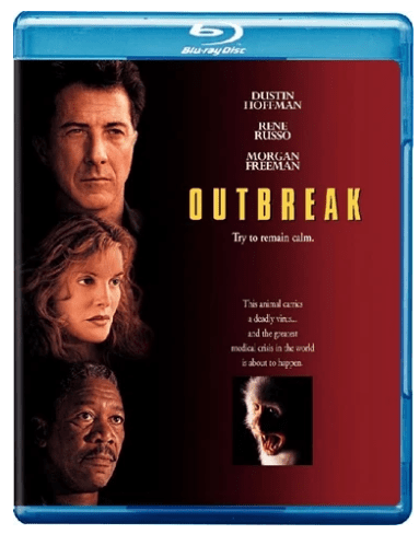 Outbreak (1995) Bluray, Excellent Condition, With Case