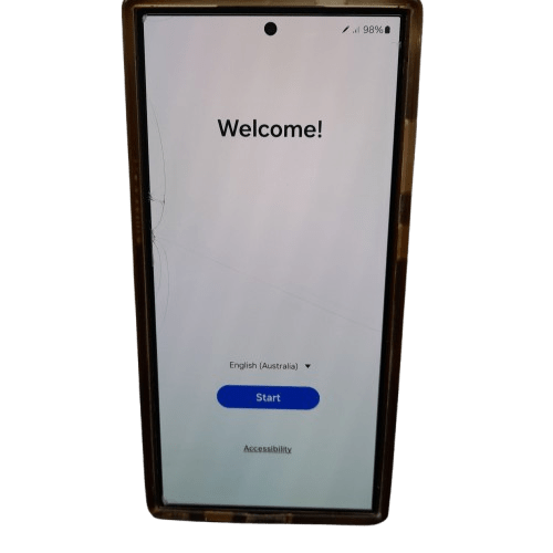 SAMSUNG Galaxy S24 Ultra 256GB/with rubber case – Titanium Black – (LN)