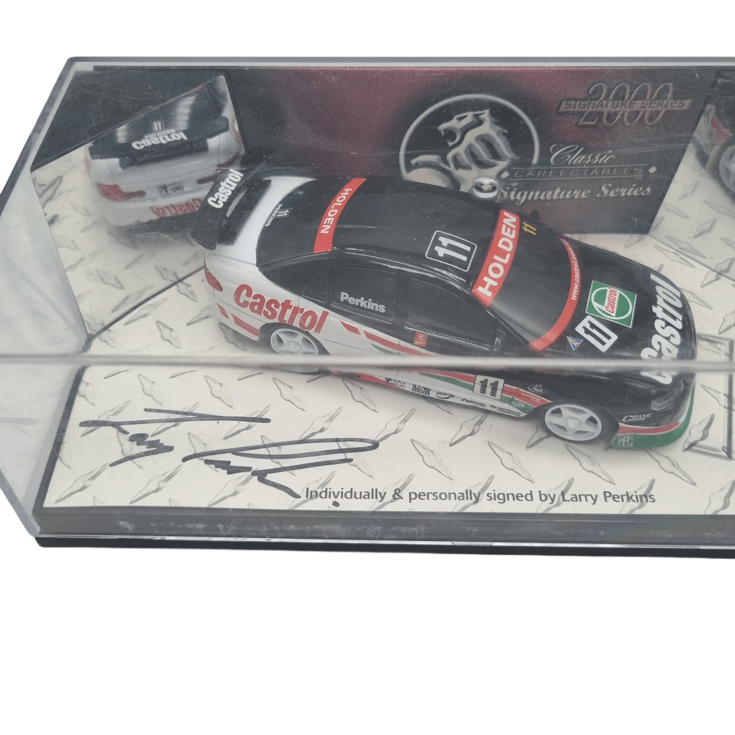 Classic Carlectables Signature Series 2000: Castrol Holden Commodore Model Car Signed By Larry Perkins #275/750