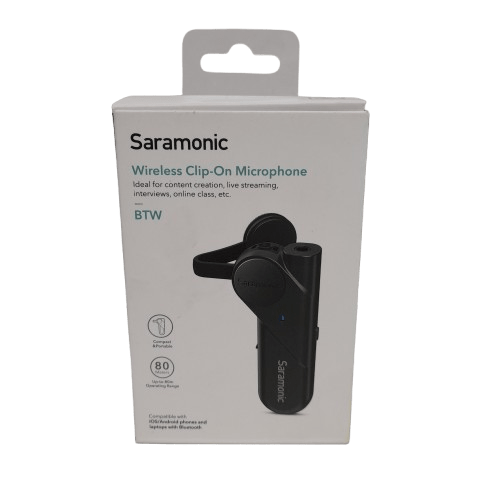 Saramonic BTW Wireless Clip-On Microphone in Box Like New (JN)