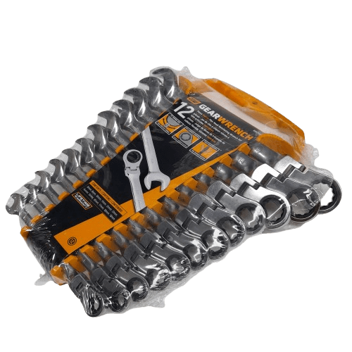 GearWrench 12-Piece Flex Head Ratcheting Wrench Spanner Set