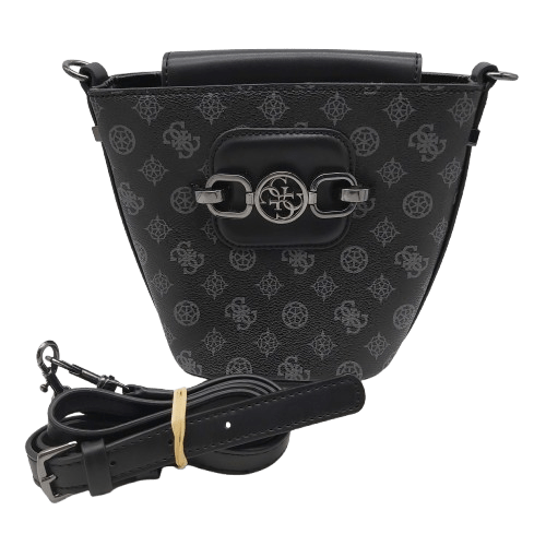 Guess Handbag Coal Hensely Bucket Bag With Strap – (WR-1349609)