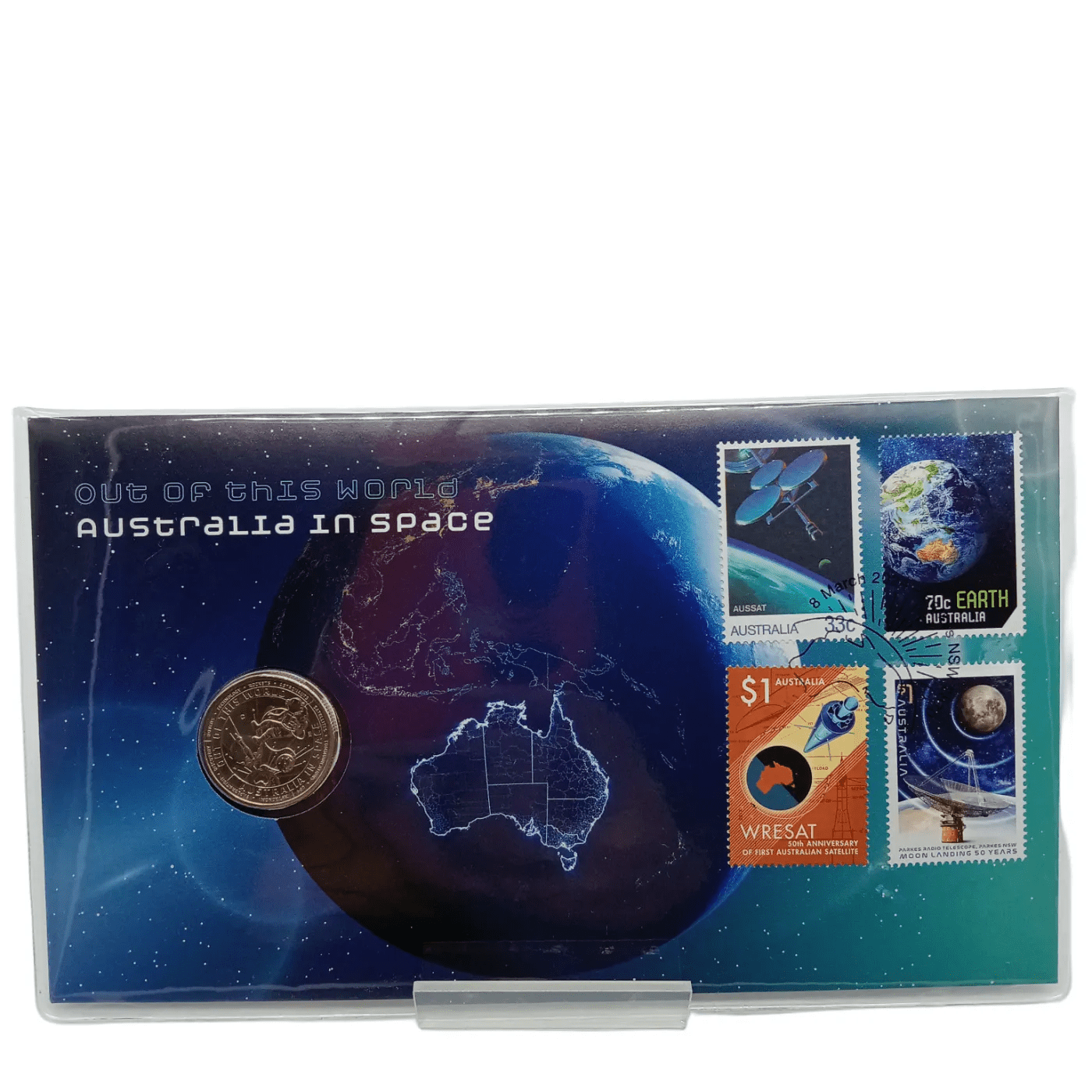Australia Post Coin & Stamp: Out Of This World – Australia In Space (WR 1355909)