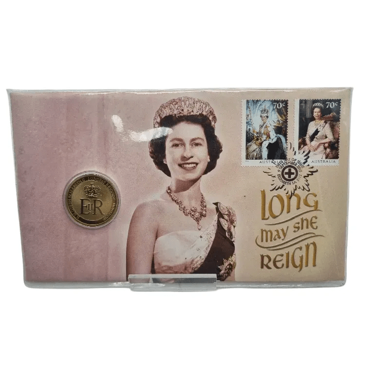 2015 Queen Elizabeth Long May She Reign $1 Coin Commemorative Cover