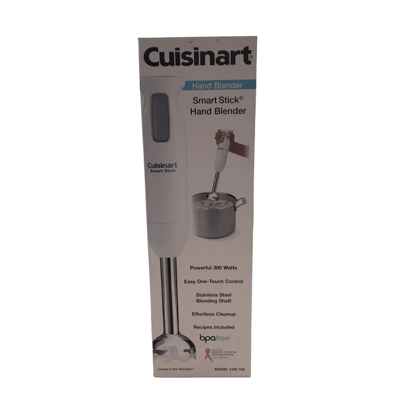Cuisinart Smart Stick Hand Blender – As New with Box and Manual (WR 1366073) Cuisinart Smart Stick Hand Blender – As New with Box and Manual (WR 1366073)