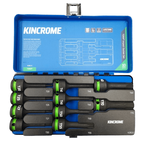 Kincrome K28212 10pce 1/2″ Drive TORX Impact Socket Set (JN)