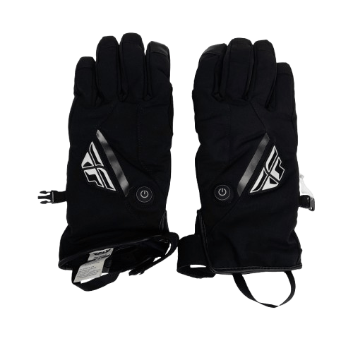 Fly MX24 Title Heated Gloves Size L with Accessories Like New