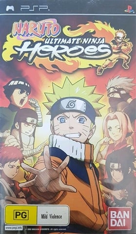 Sony PSP Game: Naruto – Ultimate Ninja Heroes *In Case – Good Condition* (WR 1353946)