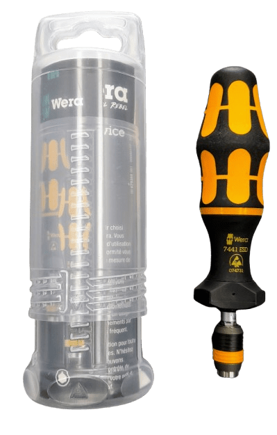 Wera 7441 ESD Torque Screwdriver Handle Like New