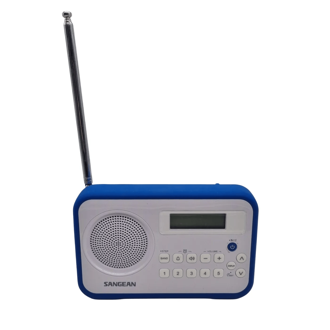 Sangean PR-D18 Portable Radio – Blue/White (WR 1354166)