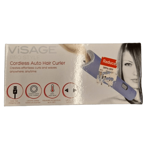 Visage Pro Style Cordless Auto Hair Curler – In Box With Manual (GE 1346054)