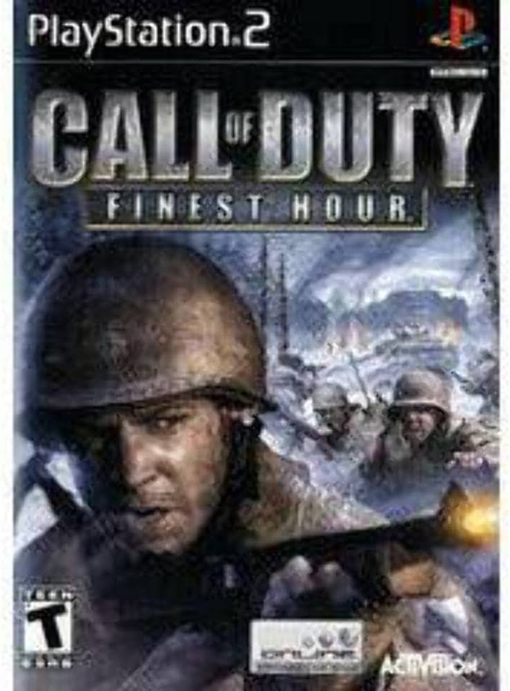 Call Of Duty: Finest Hour PlayStation 2 Game – Good With Manual