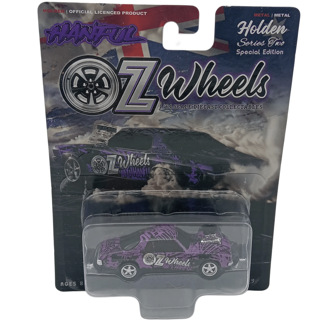 Holden OZ Wheels – Purple Handfull Series One Special Edition (1:64 Scale, 3 of 3) – In Box  (WR 1340717)