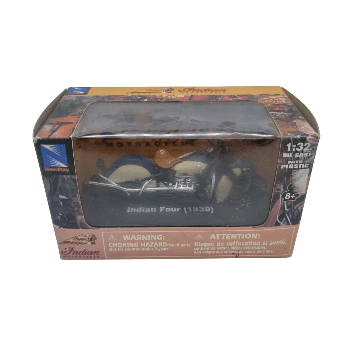 1939 Indian Four toy model Scale 1:32 In Box