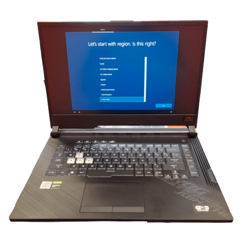 Asus Rog Strix Intel Core i7-10750h 512GB Gaming Laptop & Charger