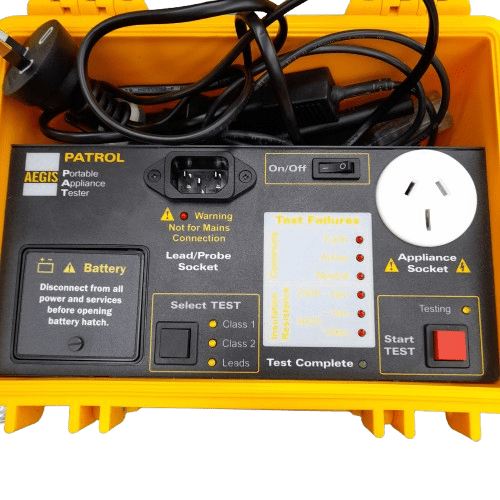 Aegis Appliance Tester Patrol Version 5 Yellow With Power Cord