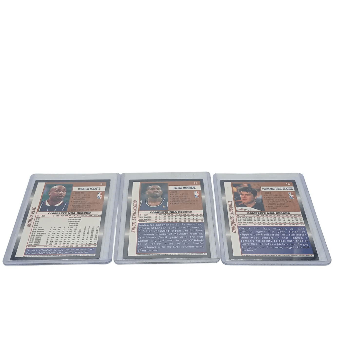 Basketball Cards – 35 Assorted with Top Loaders & Plastic Borders (WR 1239203)