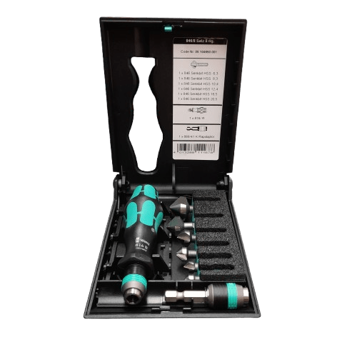 Wera 846/8 8Pce Countersink Drill Bit Set Like New