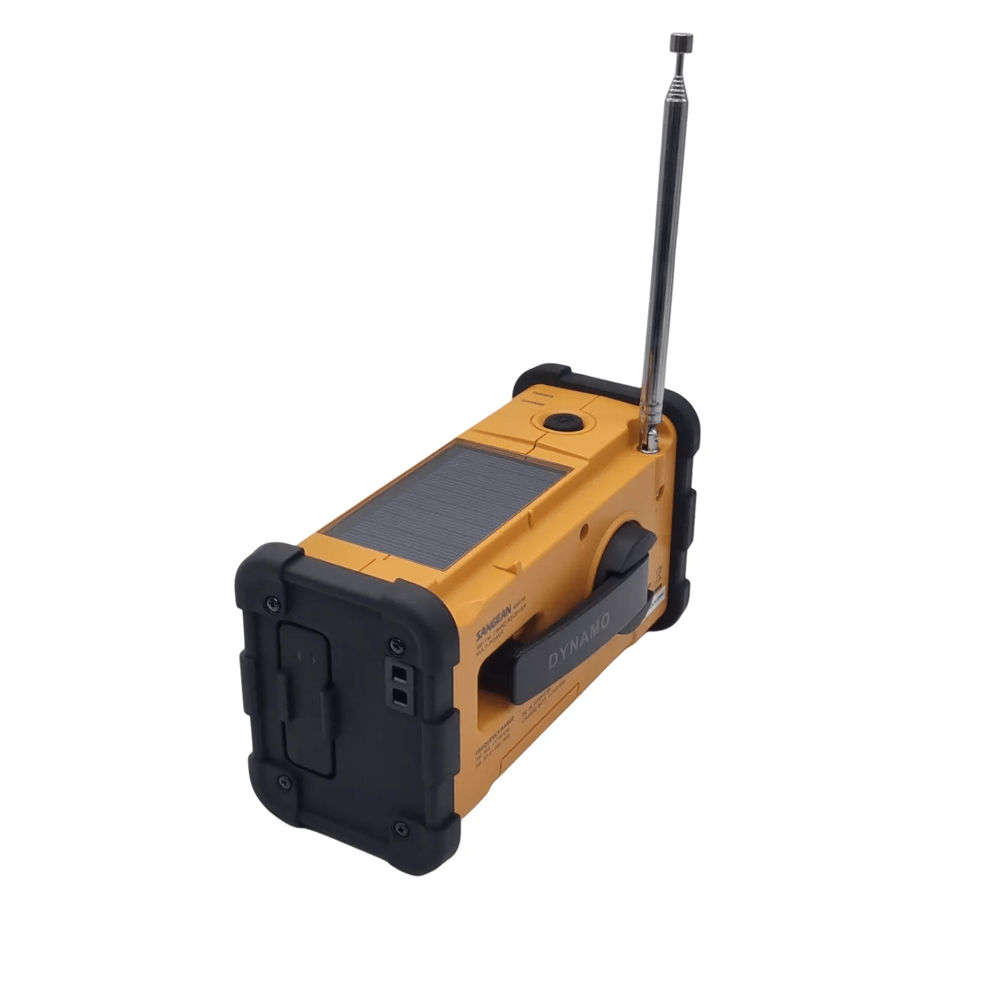 Sangean AM/FM RDS Solar Powered Emergency Radio In Box + Manual + Charger