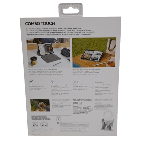 Logitech Combo Touch for iPad Air 11-inch (M2 & M3) and iPad Air (5th gen – 2022) Keyboard Case Like New (JN)