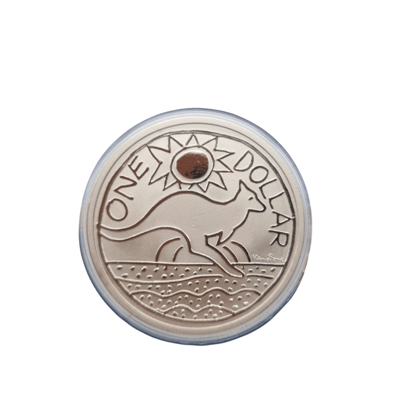 $1 Frosted Uncirculated Coin – Kangaroo by Ken Done