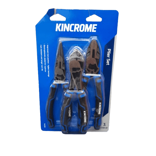 KINCROME 3 Piece Combination Pliers Set K4220 Like New In Packet (MR)