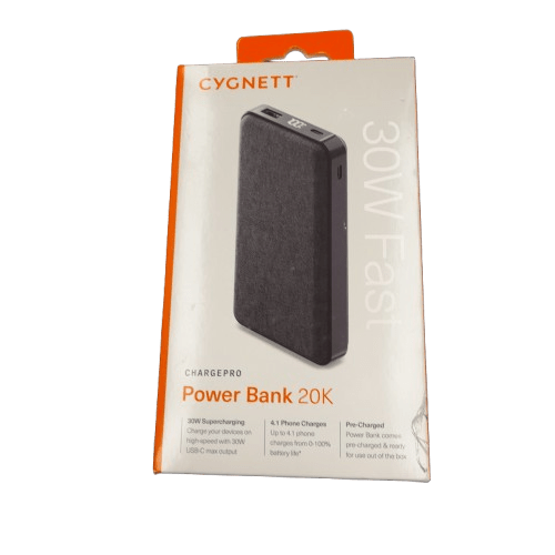 Cygnett ChargePro 20K mAh Power Bank (Graphite) CY5181PBCHE NEW IN BOX