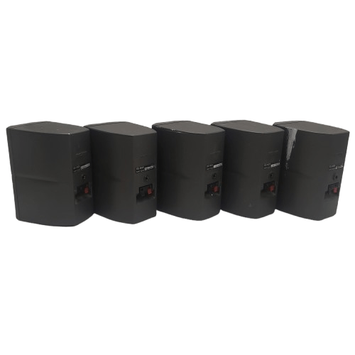 Sony SS-MS5 Surround Speaker System – 5 Micro Satellite Speakers, No Cords, Some White Paint (NA)