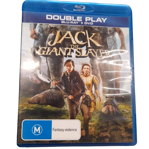 Jack The Giant Slayer (2009) Bluray ONLY In Bluray + DVD Case, Excellent Condition