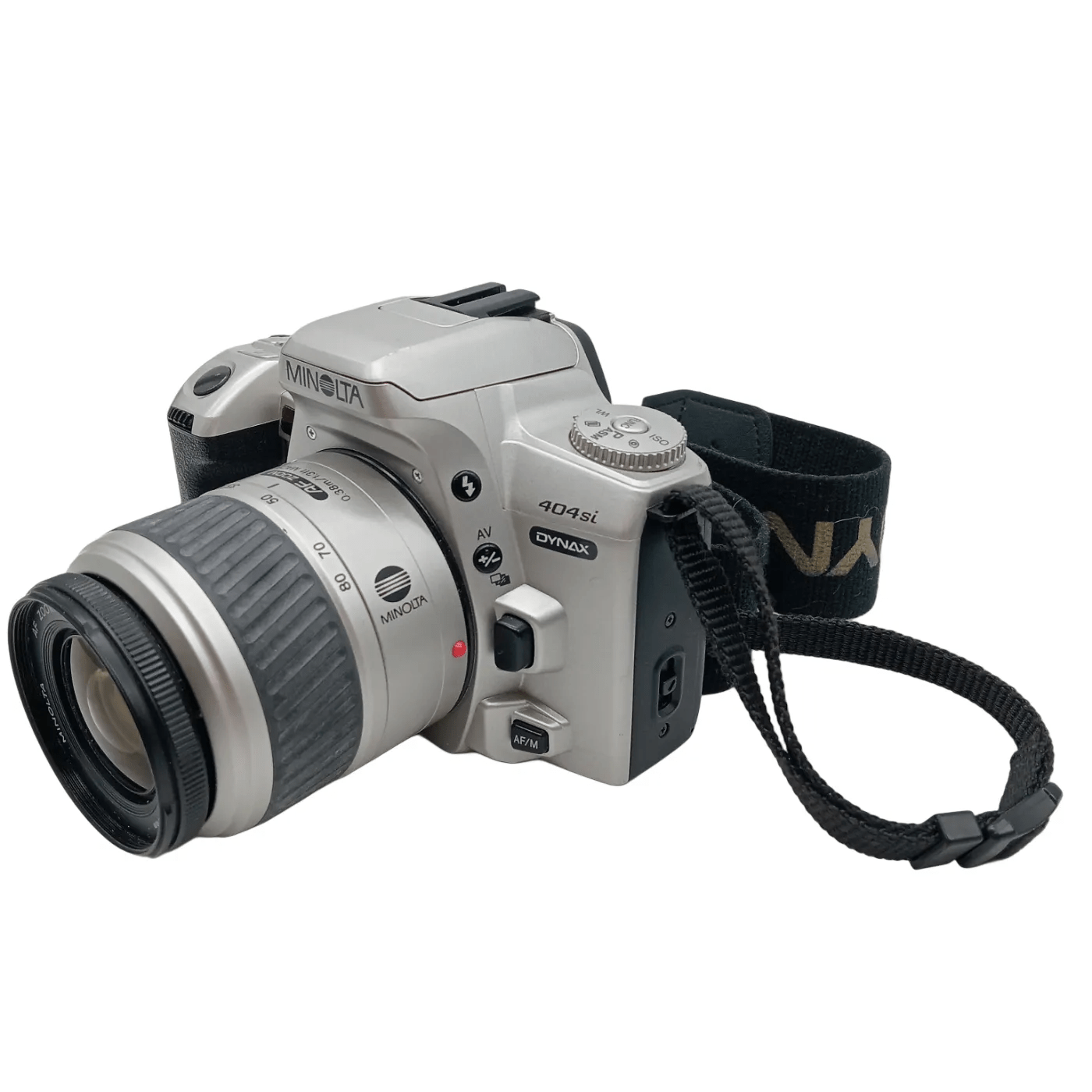Minolta Dynax 404si 35mm Film Camera – Silver with 35-80mm Lens  (WR 1353305)