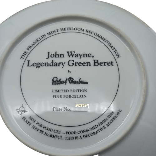 John Wayne Collectable Plates x17