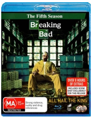 Breaking Bad 5th Season Blu Ray – Very Good Condition
